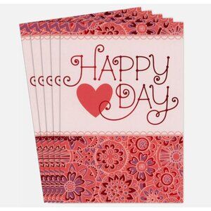 Set Of 6 Hallmark Happy Day Greeting Cards With Matching Envelopes Recycled Pape